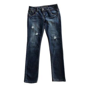 Industrial Revolution Women's Jeans Straight Leg Blue Premium Denim Jr. Size 11